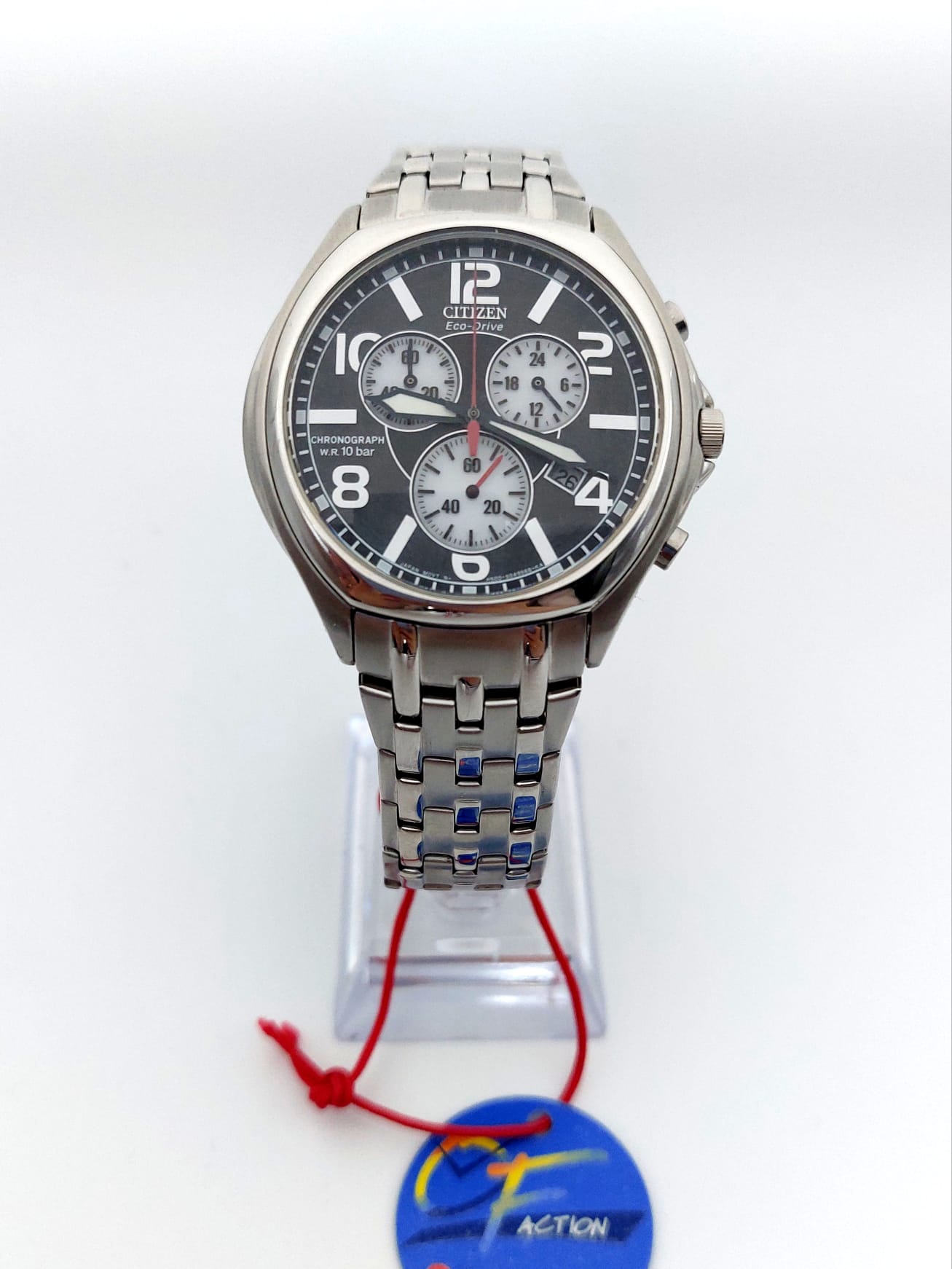 Citizen - Action - Eco-drive Chronograph - Senza Prezzo di Riserva - AT0220-59F - Uomo - 2000-2010