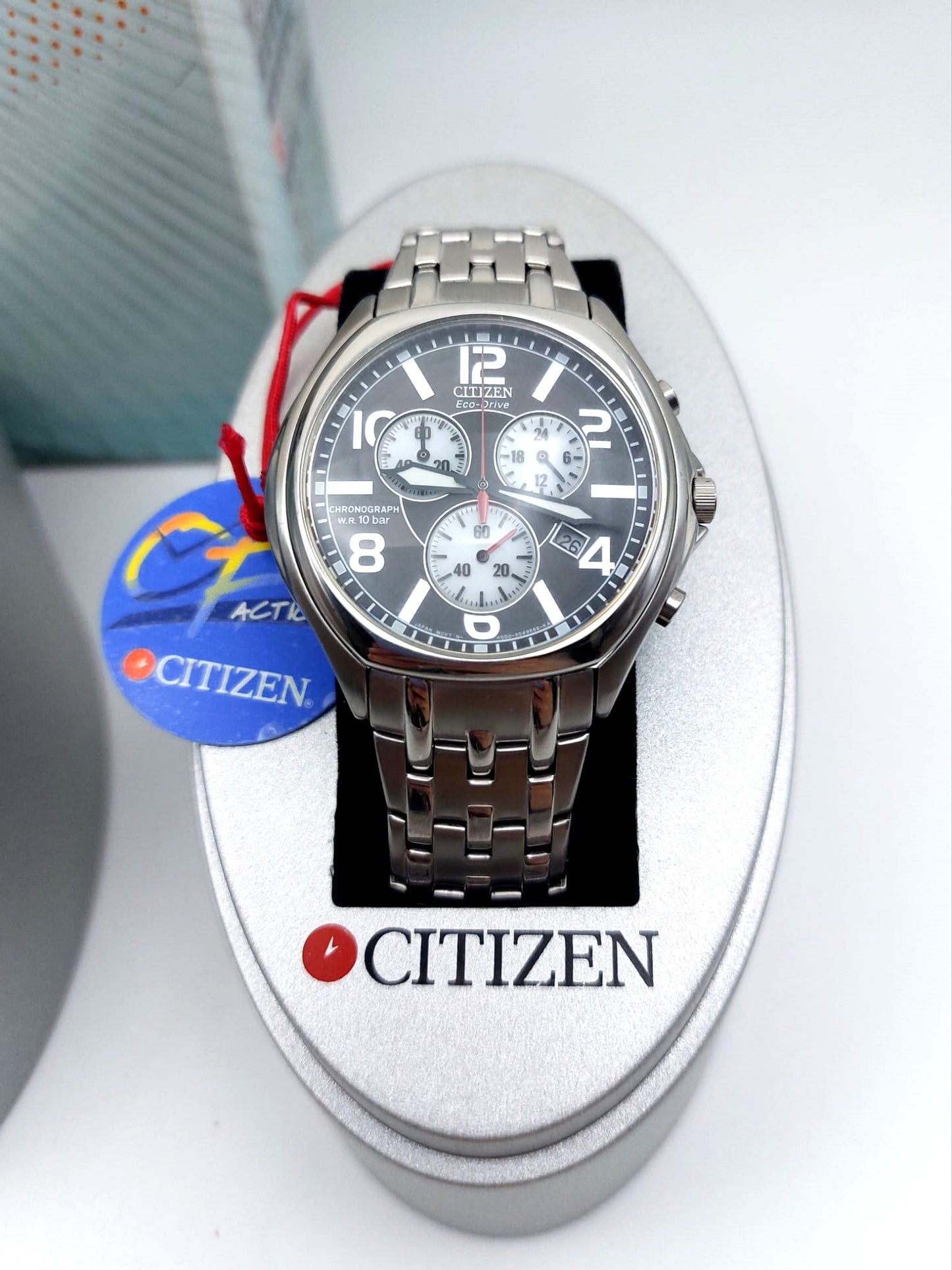 Citizen - Action - Eco-drive Chronograph - Senza Prezzo di Riserva - AT0220-59F - Uomo - 2000-2010