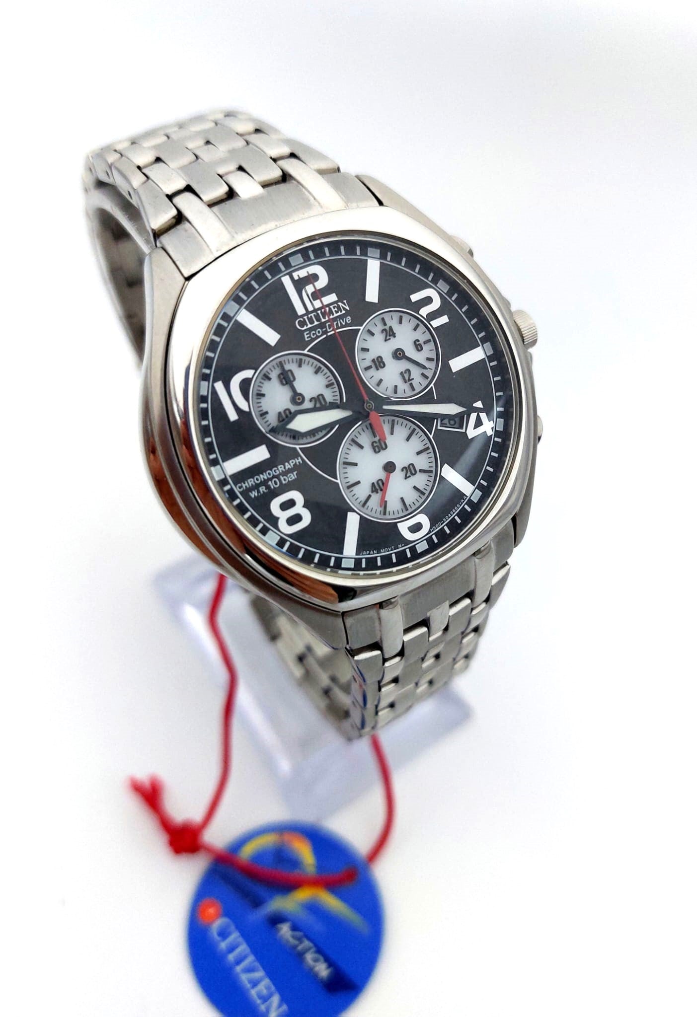 Citizen - Action - Eco-drive Chronograph - Senza Prezzo di Riserva - AT0220-59F - Uomo - 2000-2010