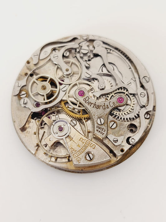 Eberhard Pre Extrafort Movement Cal 16000 Monopusher for Parts Repair Watch